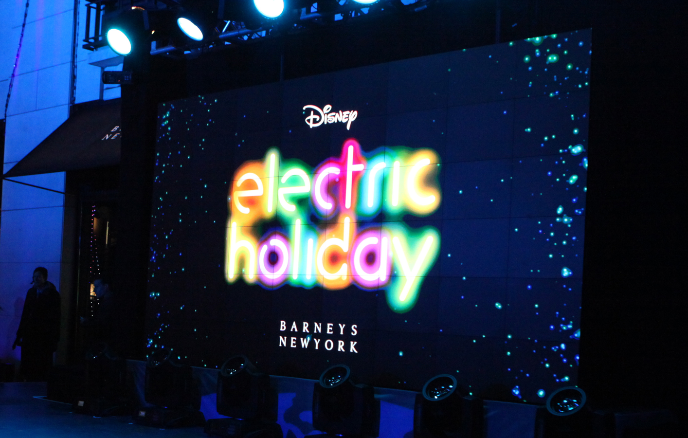 disguise used on Disney's Electric Holiday at Barney's New York