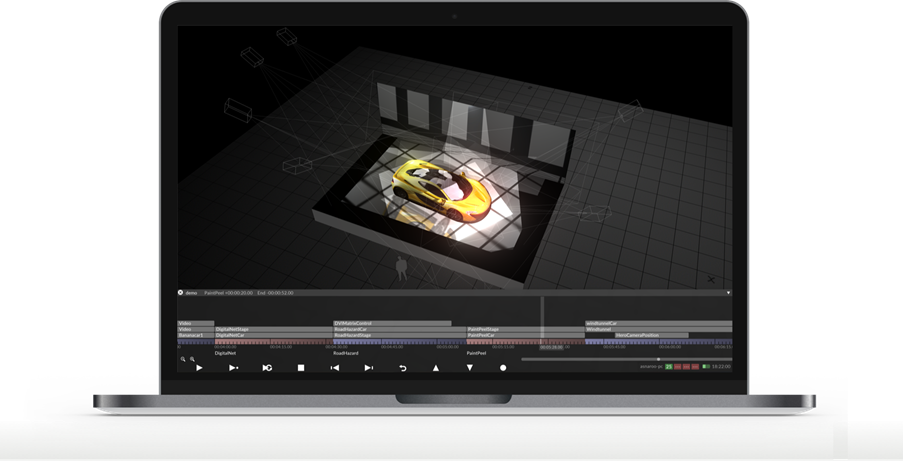 Bring whats in your head to life in Designer, and deliver your vision as a live show.