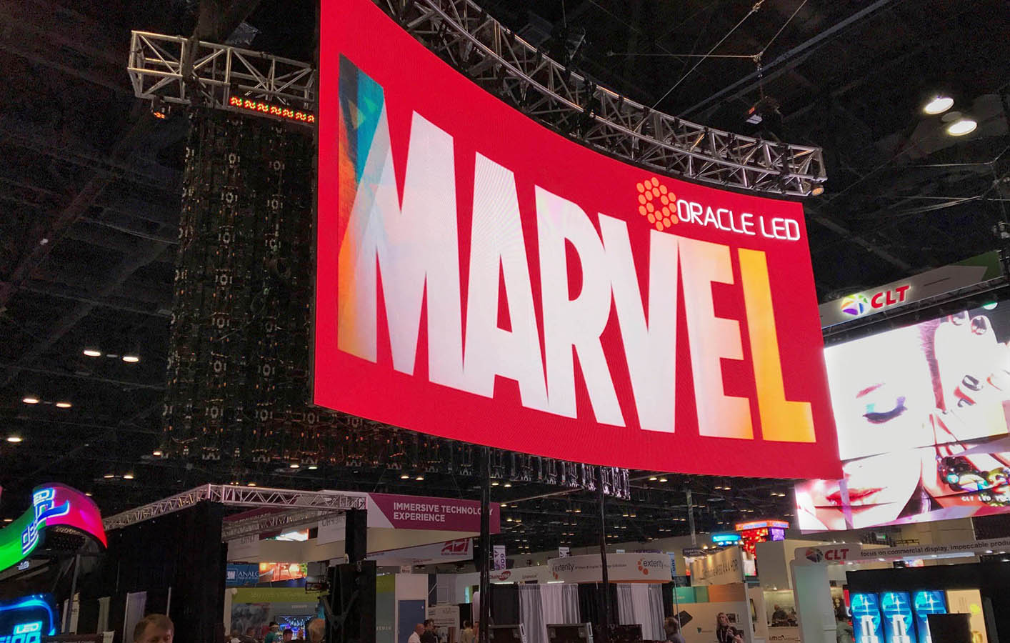 Oracle LED stand at this year's InfoComm Orlando