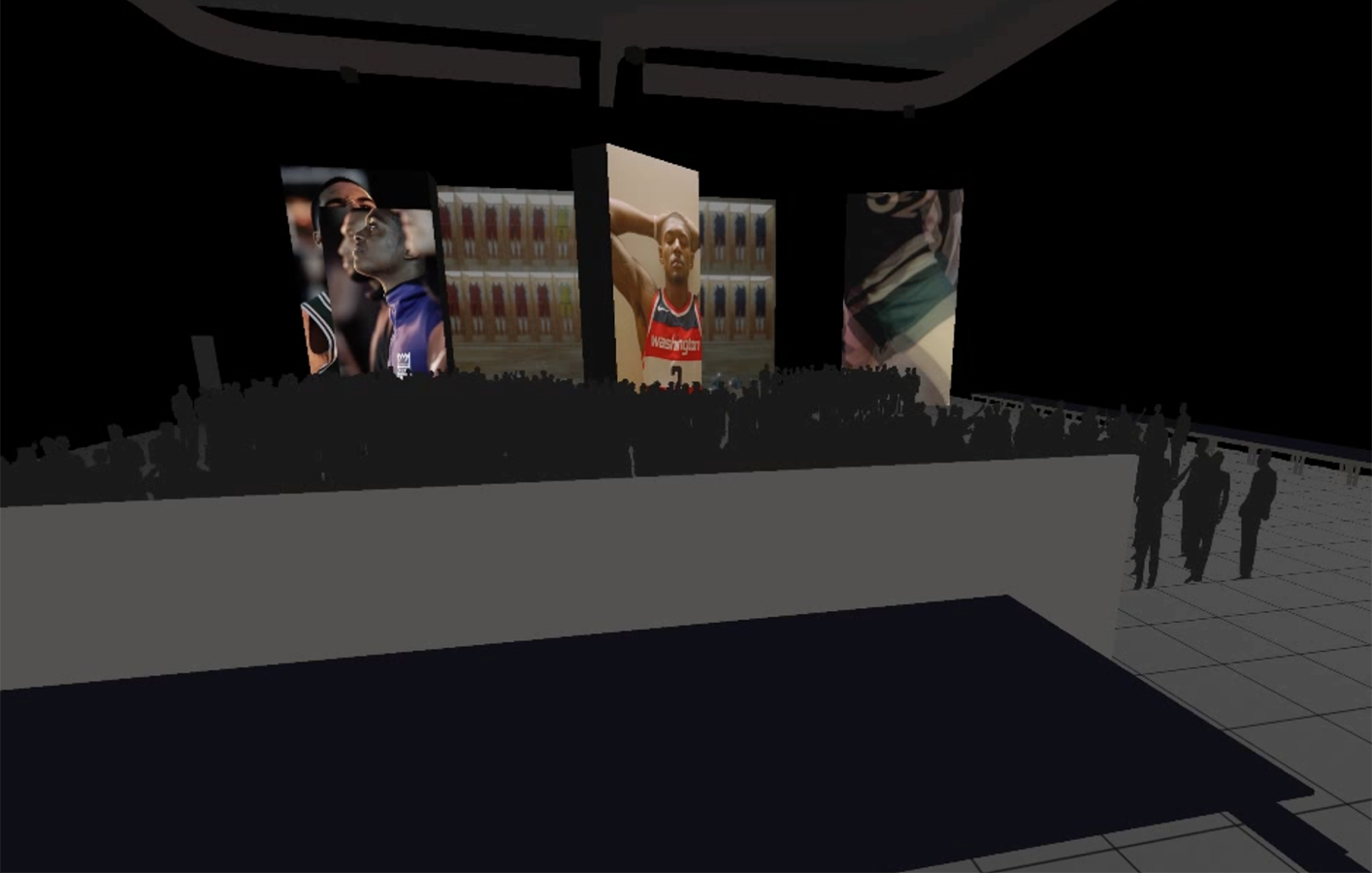 disguise software used for Nike x NBA apparel launch