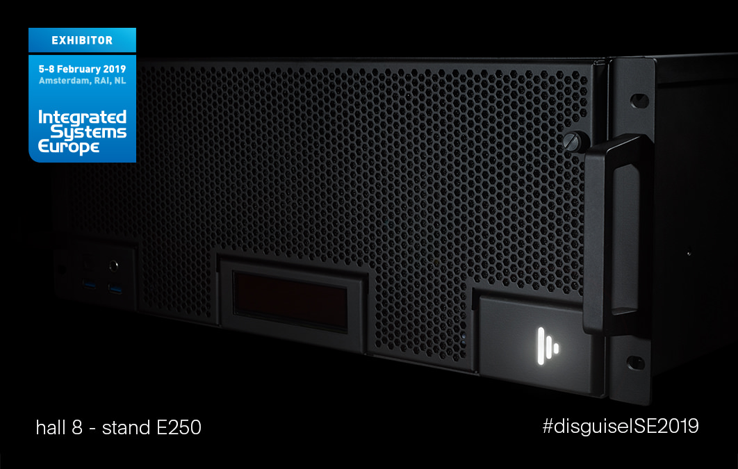 disguise to showcase its new hardware and software innovations at ISE 2019