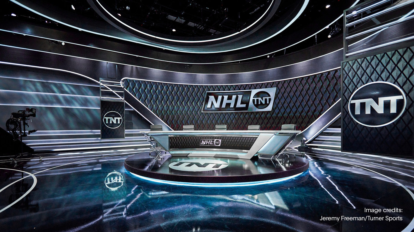 Turner Sports delivers innovative hybrid NHL studio in record time powered by disguise