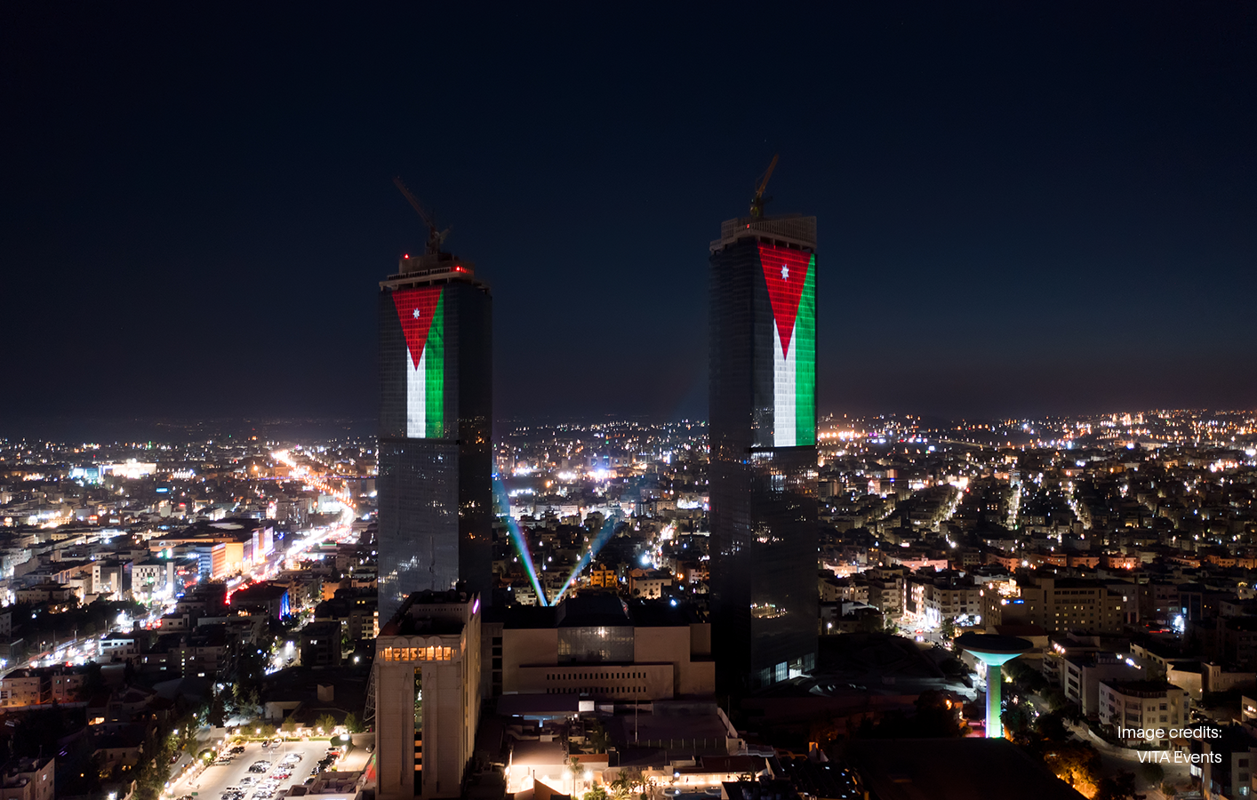 Jordan marks its Independence Day with ambitious display powered by disguise