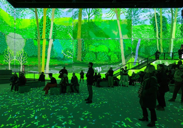 Immersive David Hockney show at London’s Lightroom