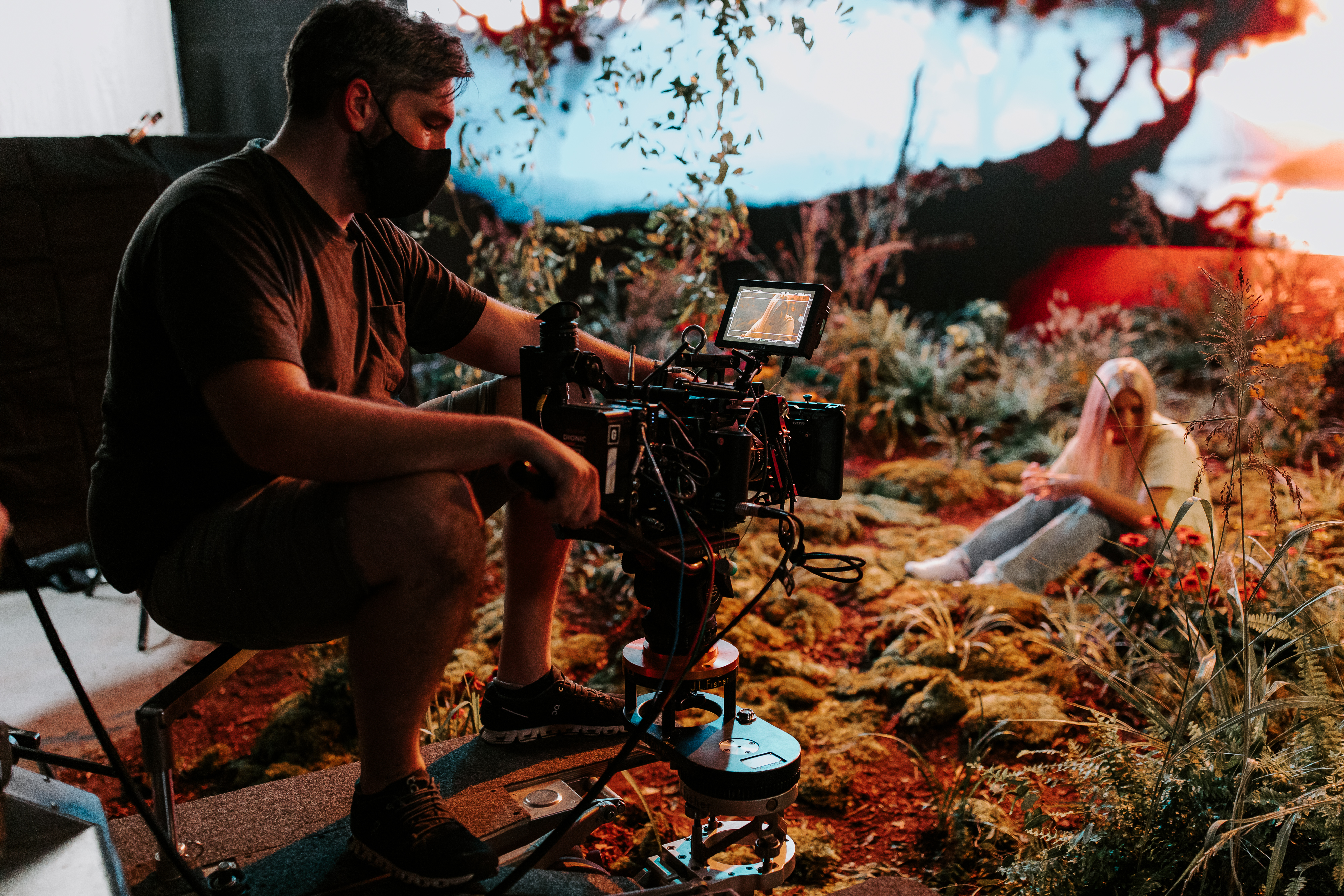 Emily Rowed music video Disguise services