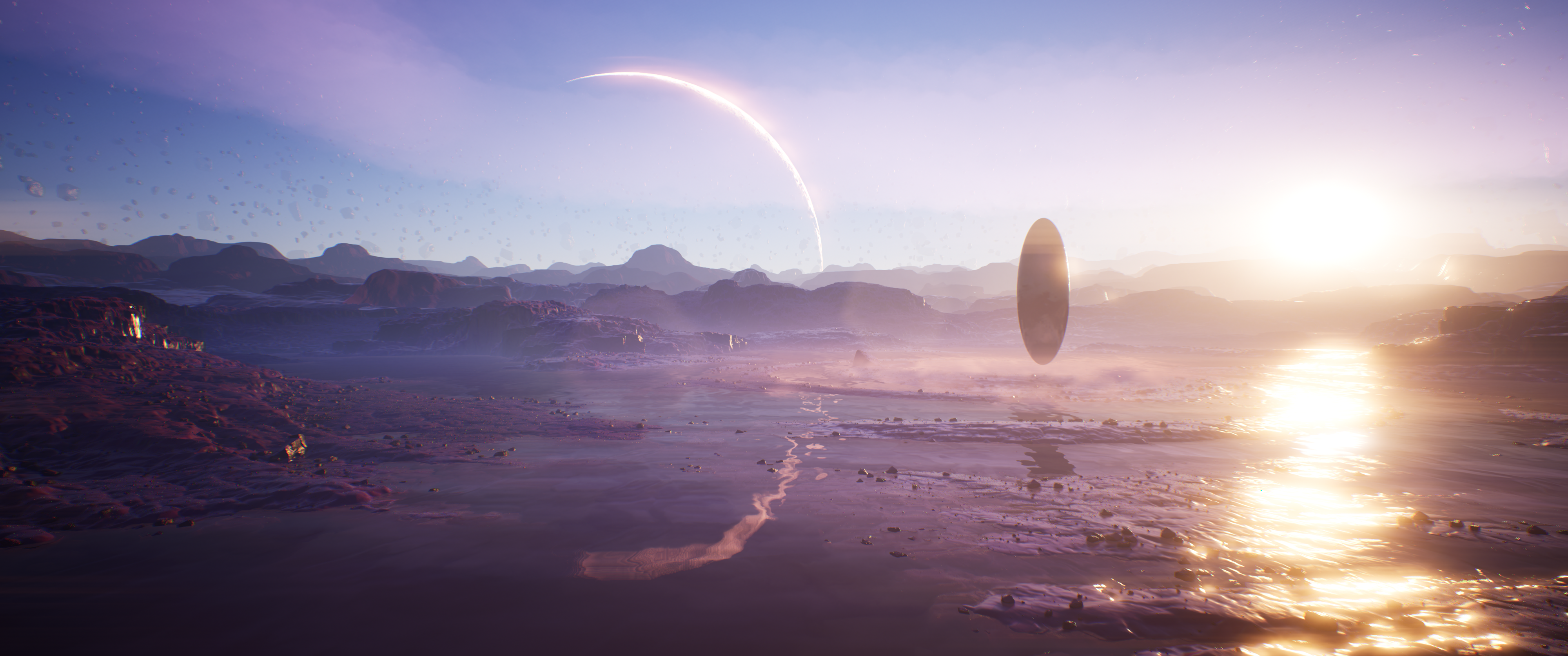 Sci-Fi landscape built in Unreal Engine