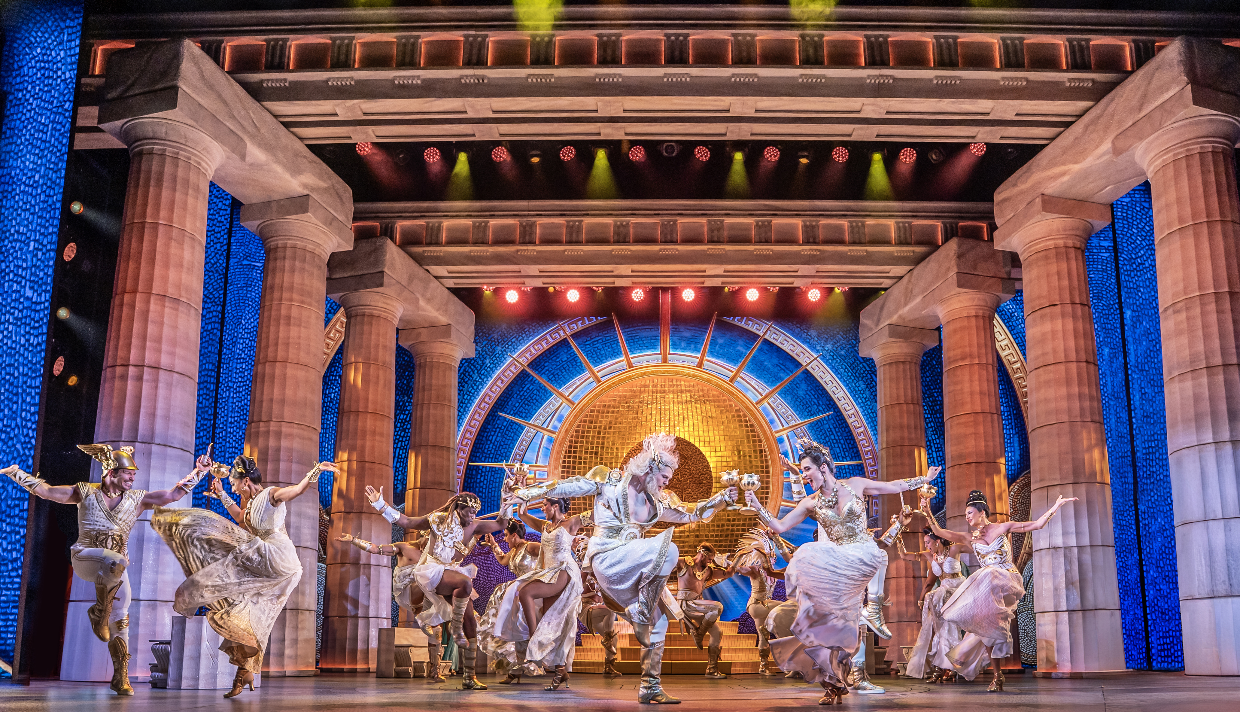 disney hercules west end projection mapping
