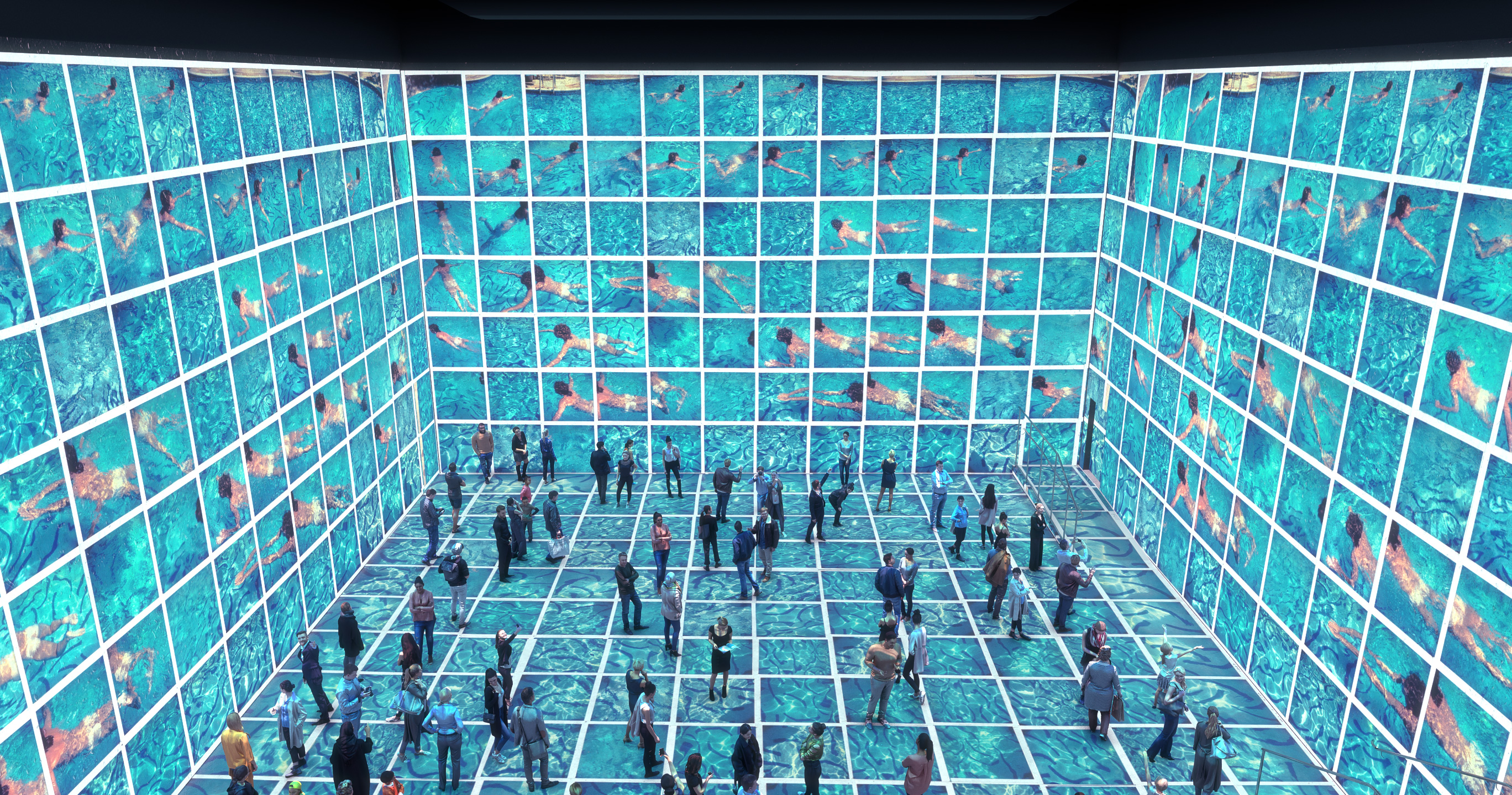 Lightroom David Hockney Disguise Projection Mapping for Location Based Experiences