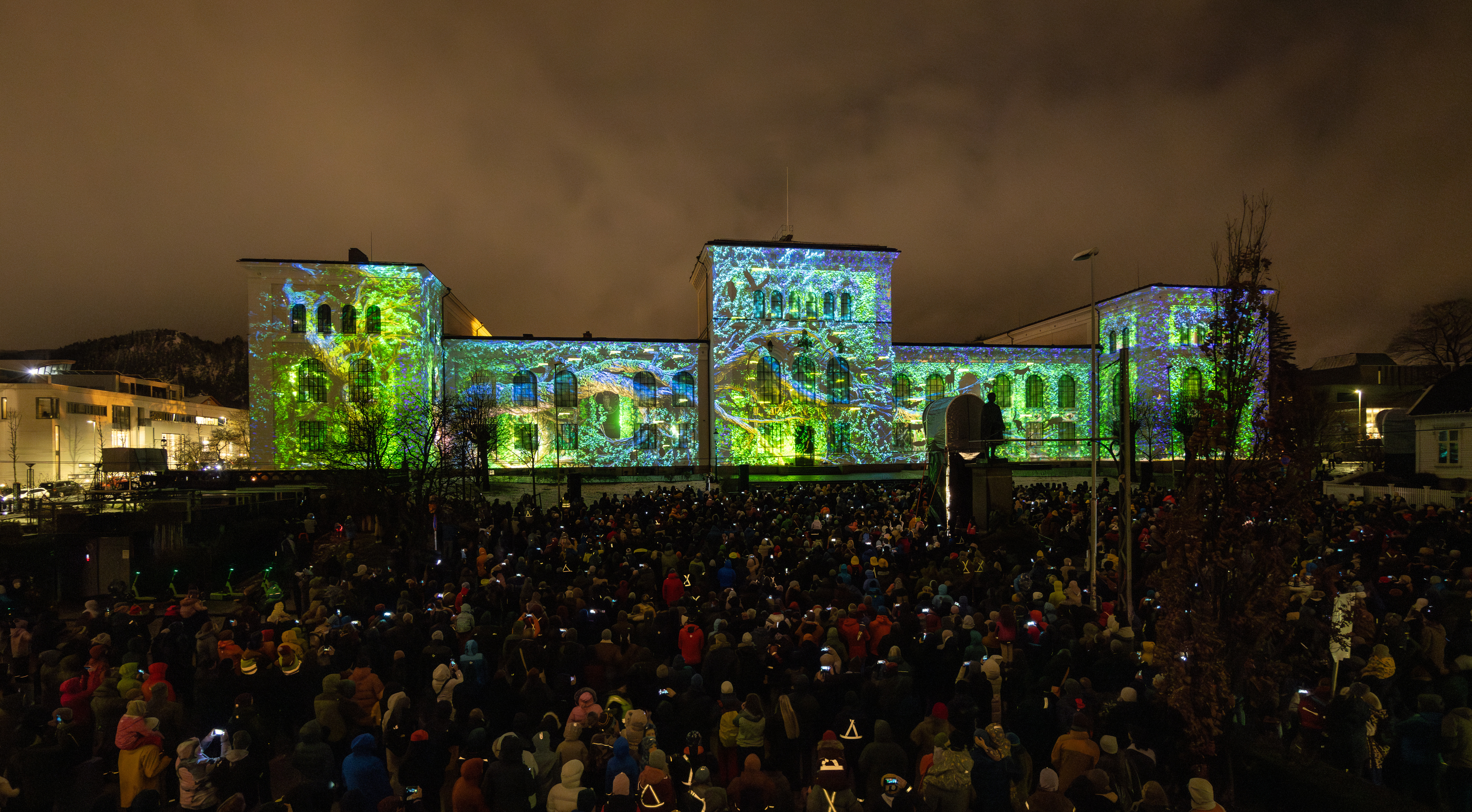 museum of bergen projection mapping disguise