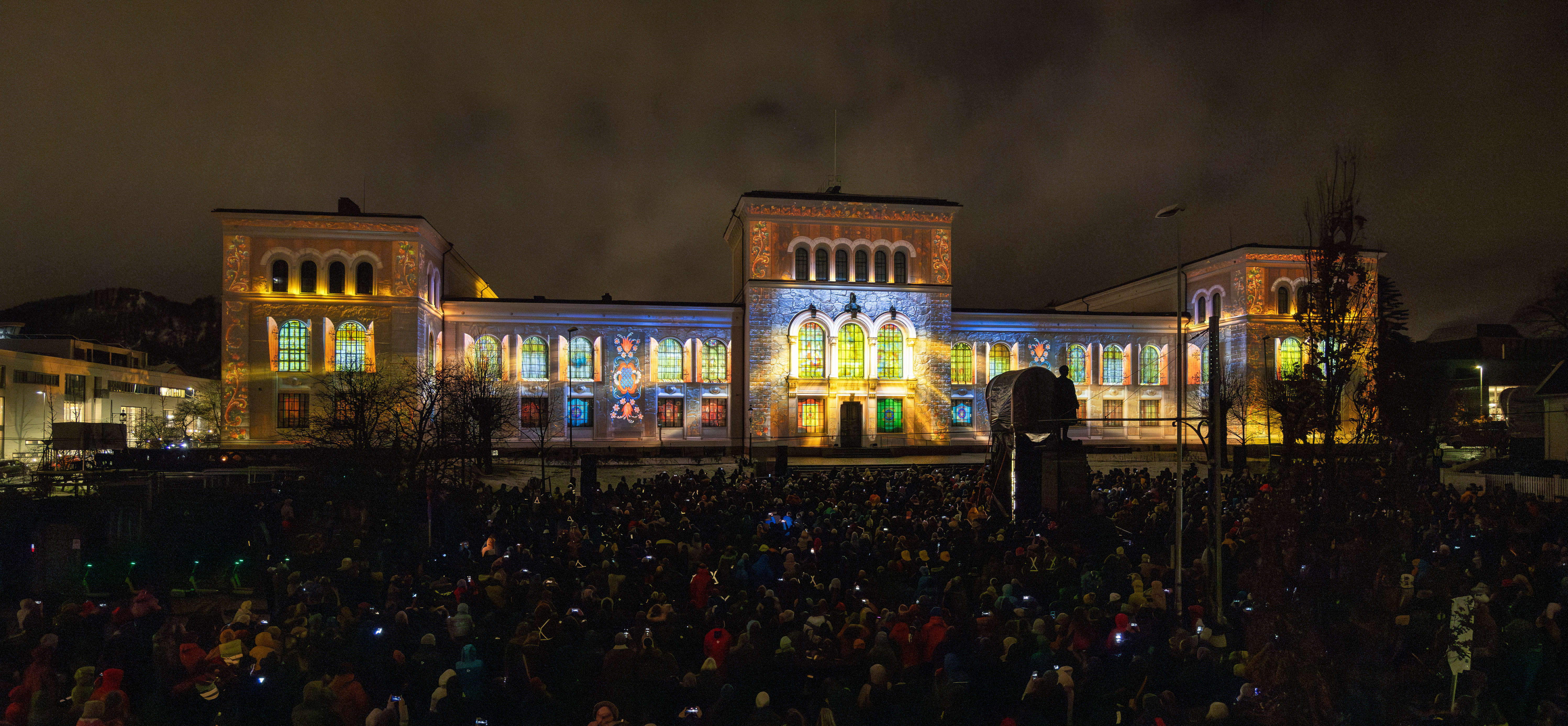 museum of bergen projection mapping disguise