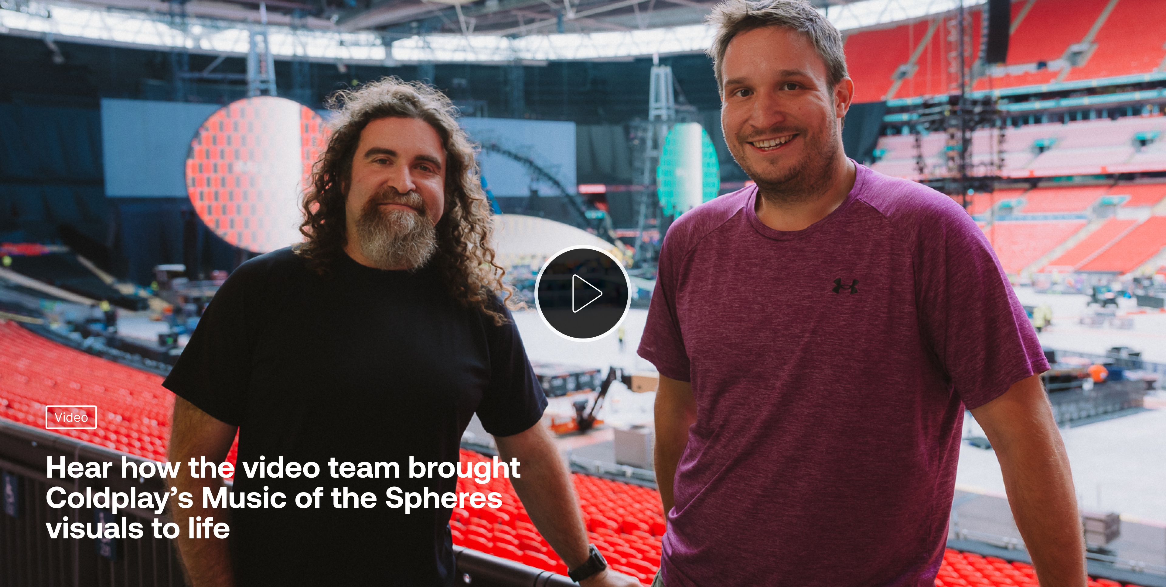 Coldplay BTS video thumbnail