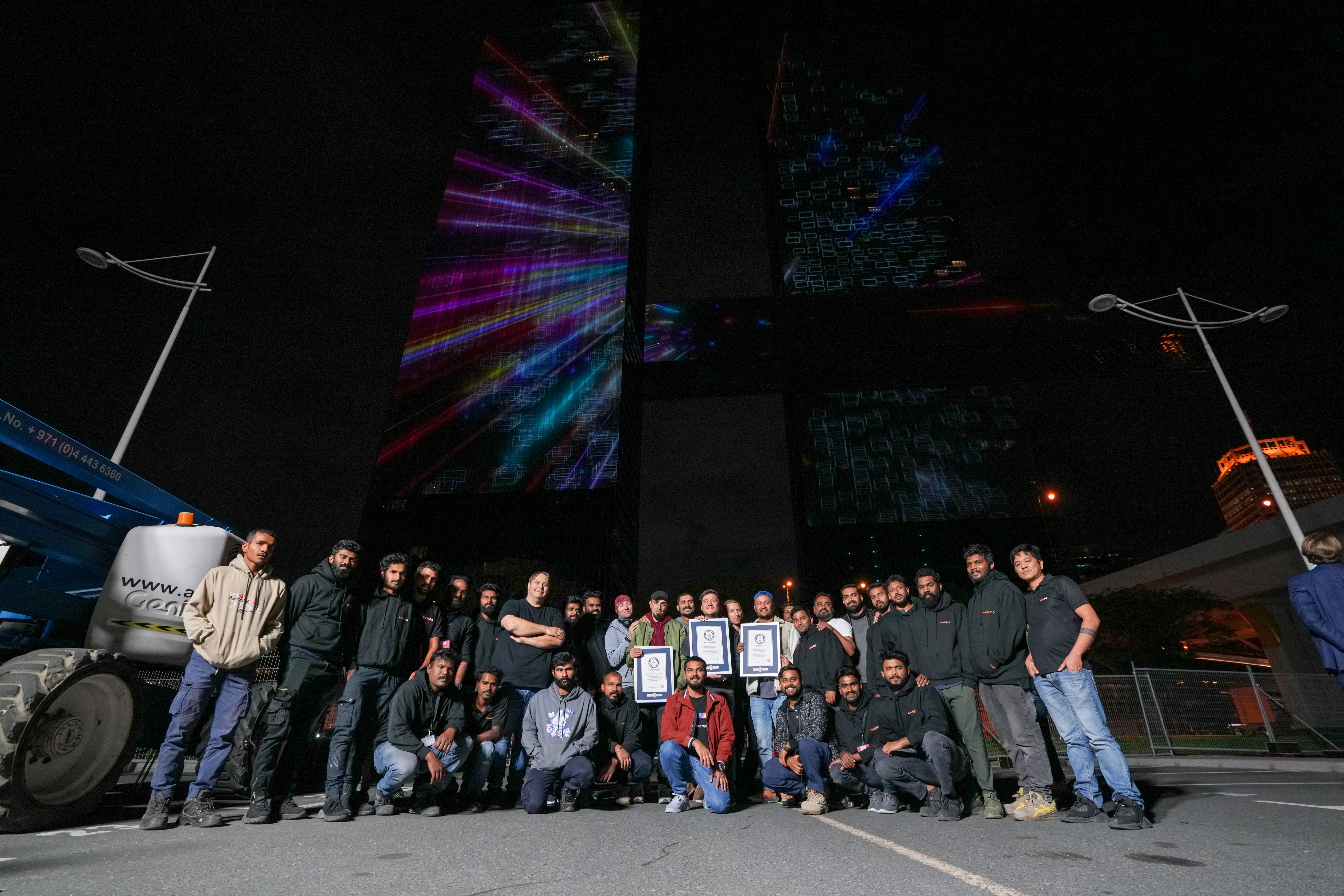 one&only za'abeel projection mapping world record
