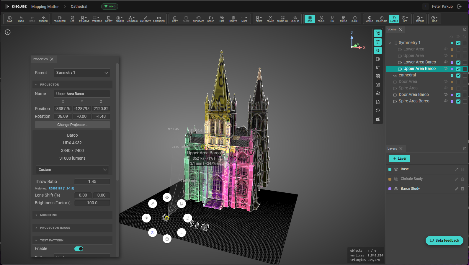 disguise mapping matter updates