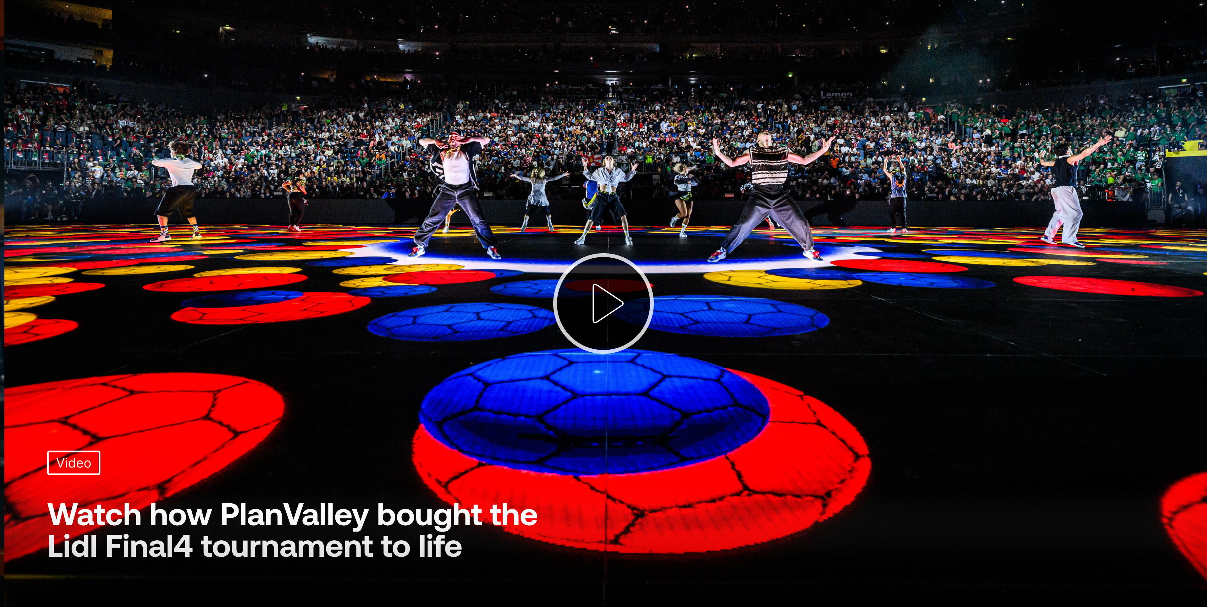Lidl Final4 Immersive Sports Experience Disguise ASB Glassfloor