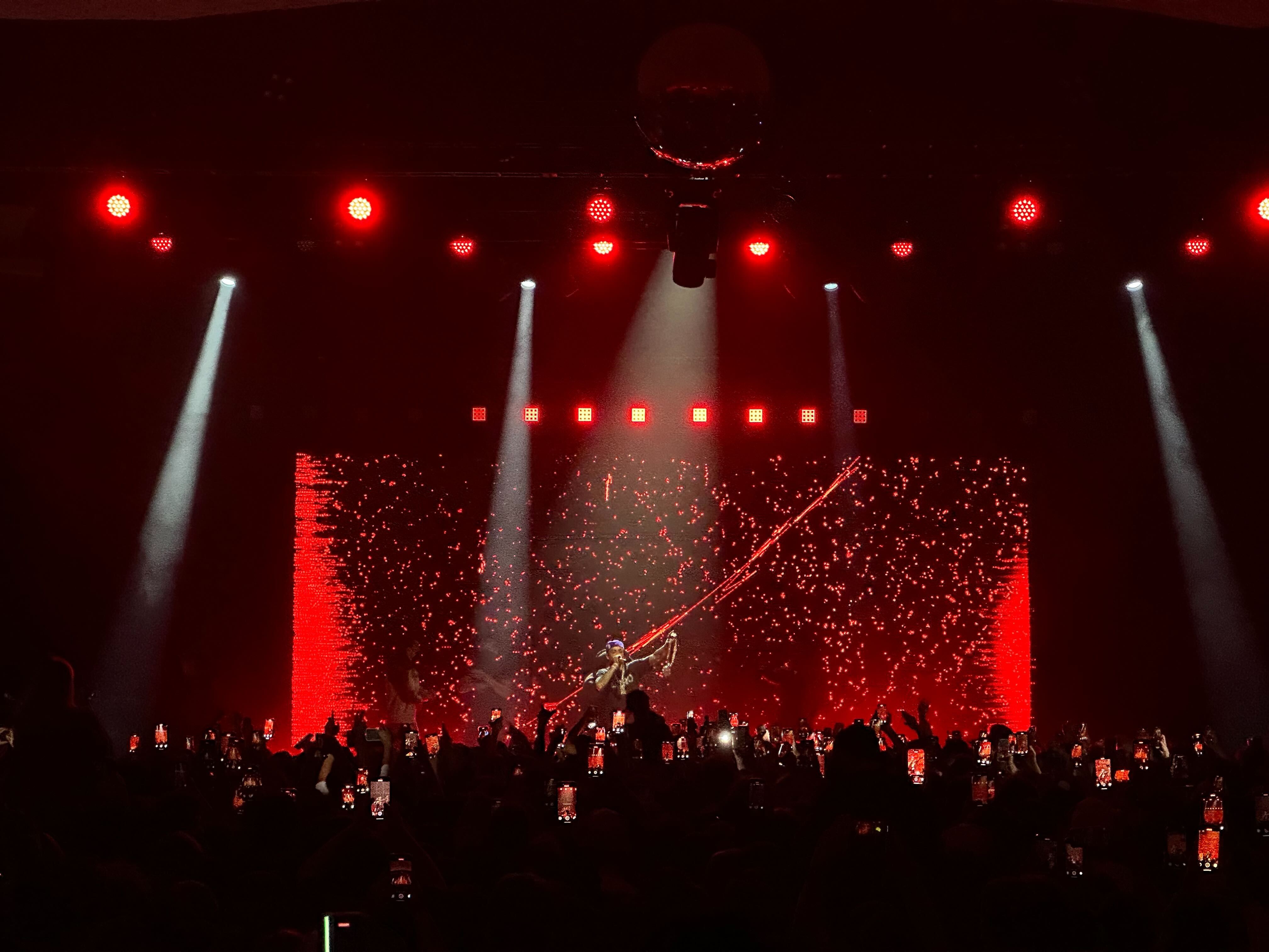 Photo showing Central See's live stadium show.
