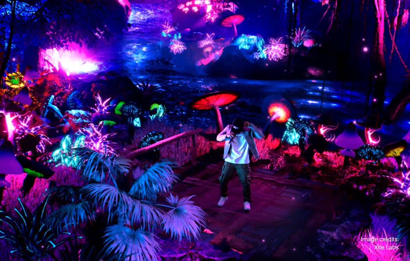 Bryson Tiller performs in virtual psychedelic set