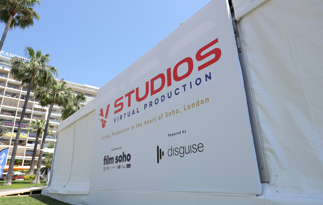 Sign for V Studios