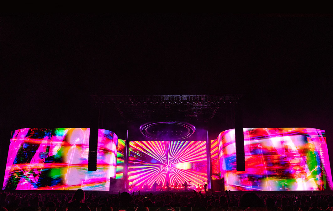 Tame Impala's visual effects for Coachella performance