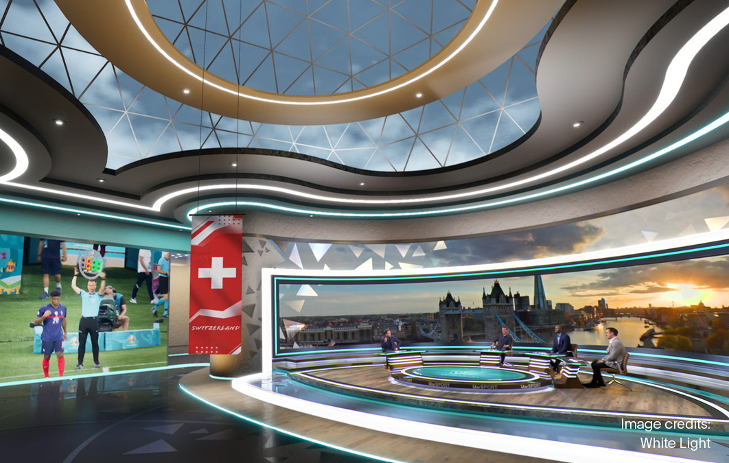 virtual studio for Euro's 2020