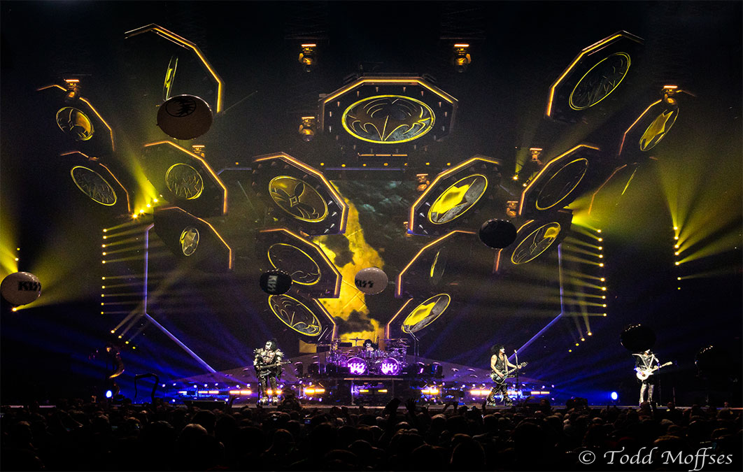 KISS playing live