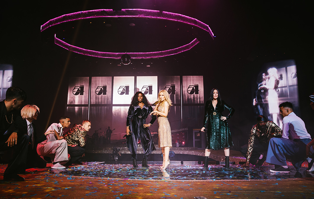 Kylie Minogue performs on stage