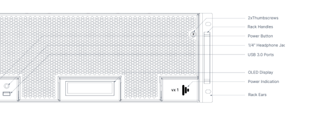 product vx1 annotated panel