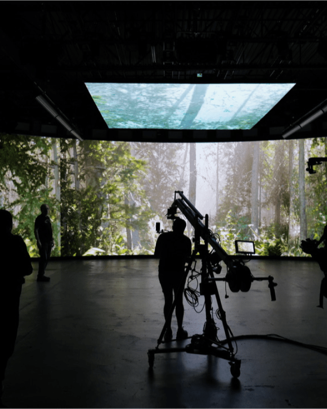 Virtual production volume