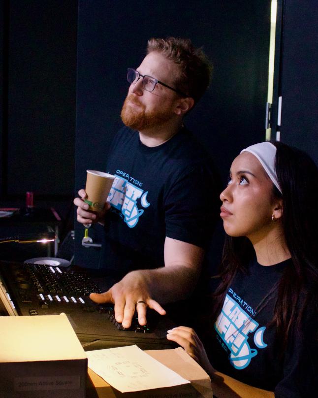 Cleveland Institute of Art professors teaching students XR stage workflows