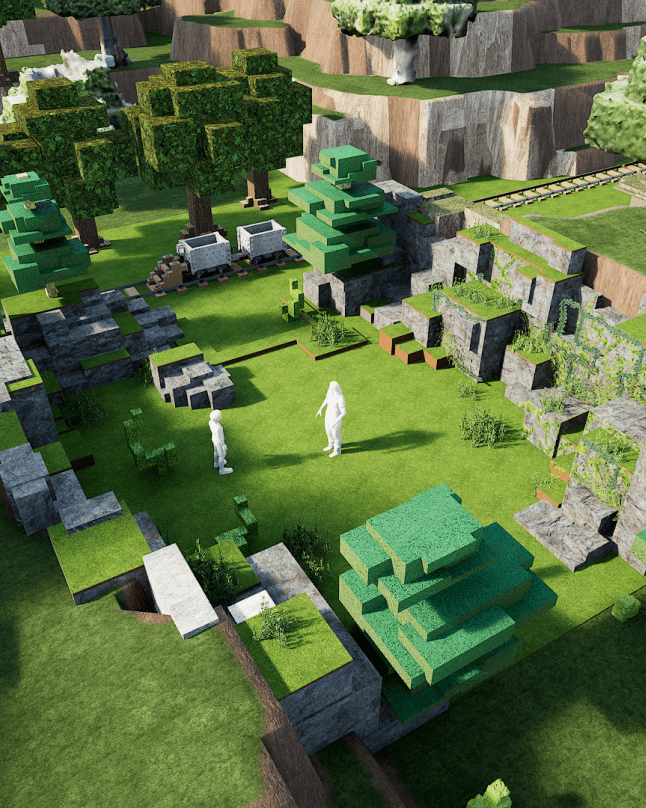 minecraft movie disguise services virtual production art department