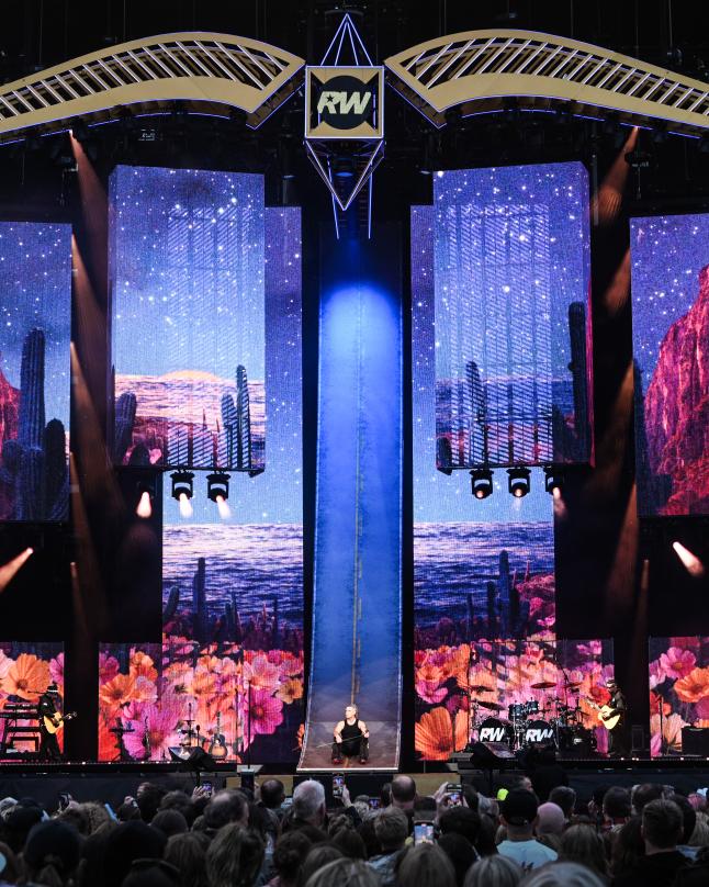 Robbie Williams Disguise Concert 
