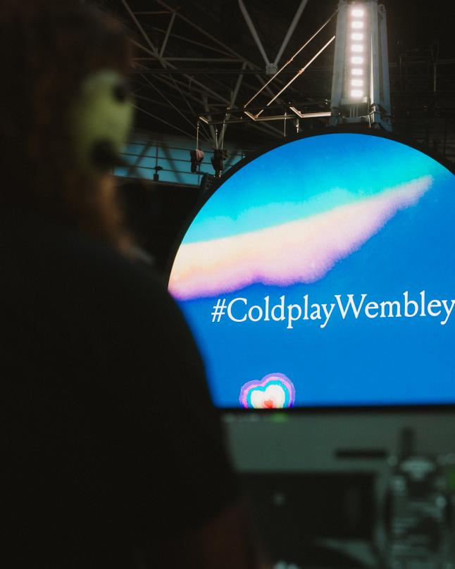 coldplay music of the spheres disguise wembley