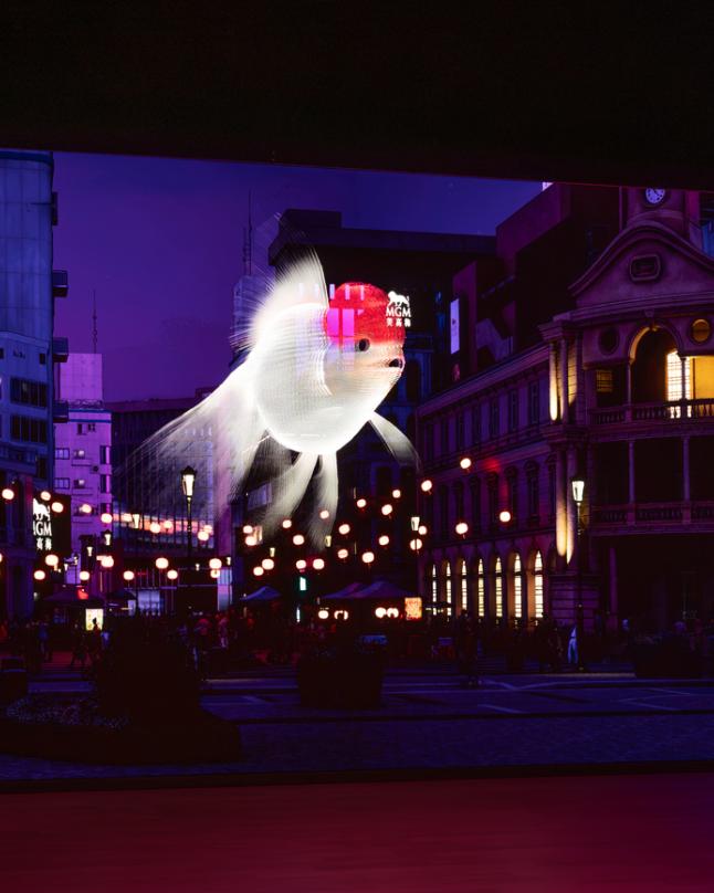 MGM's Fantasy Box: Immersive City scape with Hologram