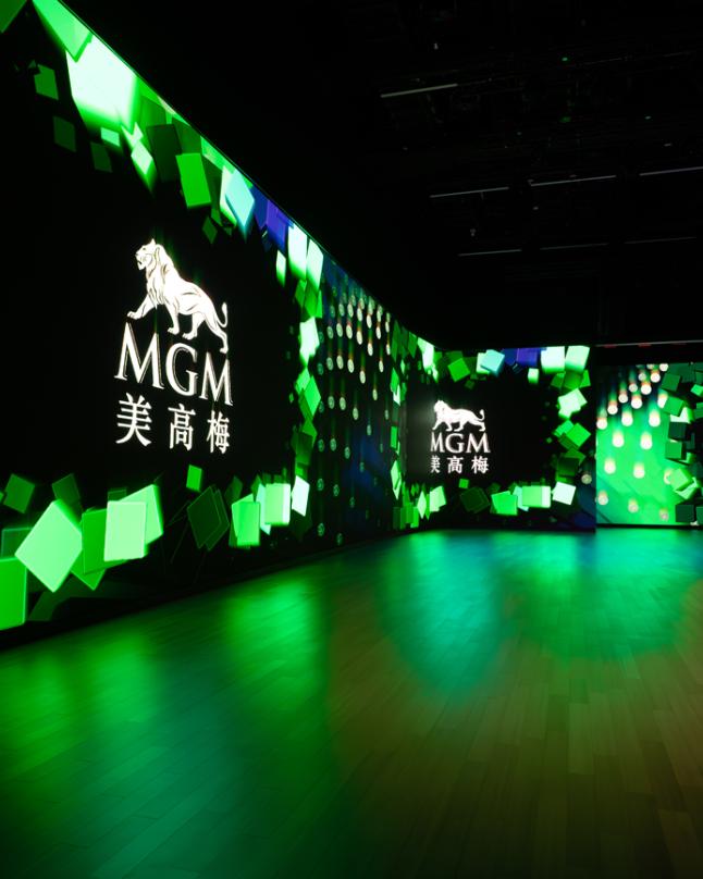MGM Nightlife virtual real-time environment created by Disguise Services