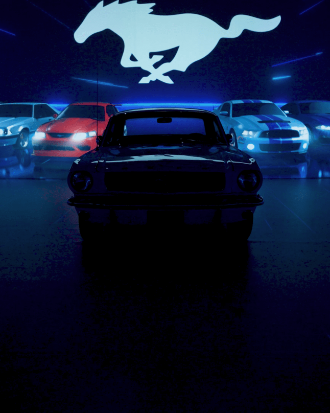 ford mustang immersive experience dandelion+burdock disguise