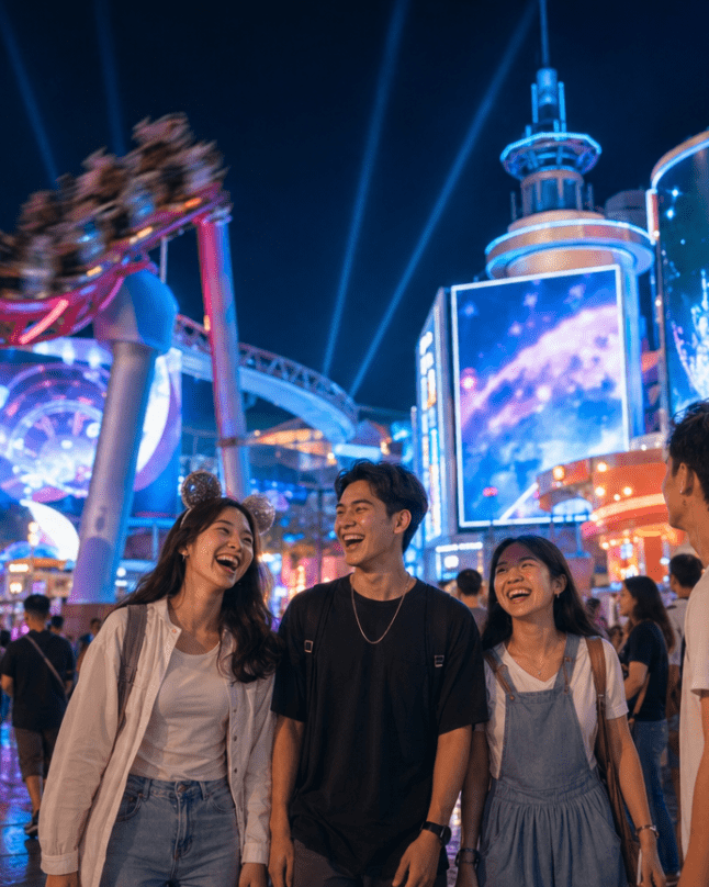 disguise themed attractions real-time content immersive experience