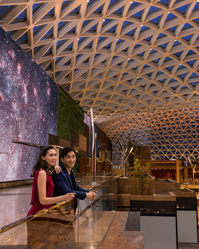 front desk on MGM Cotai hotel and casino