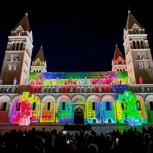 "Permutation" by dandelion + burdock @ Zsolnay Light Festival