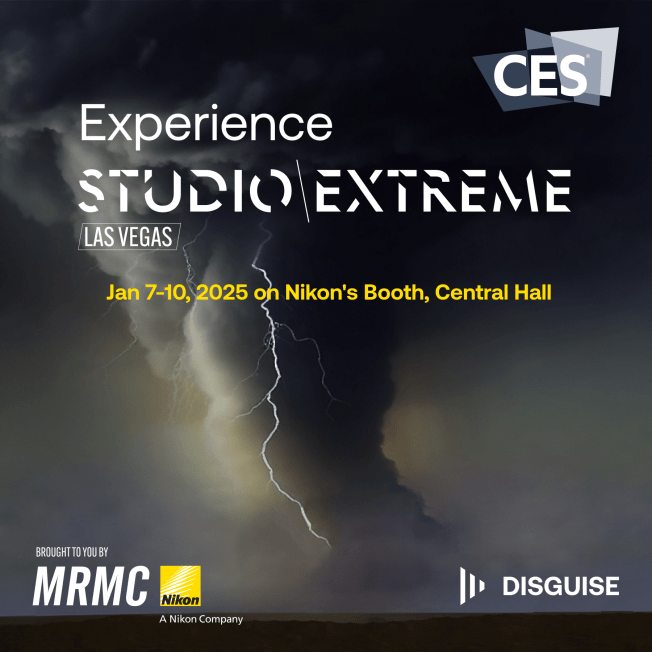 Disguise at CES, with Nikon and MRMC