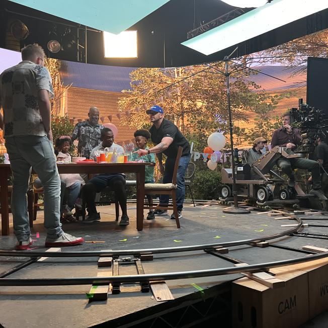 BTS backyard scene flicker of time