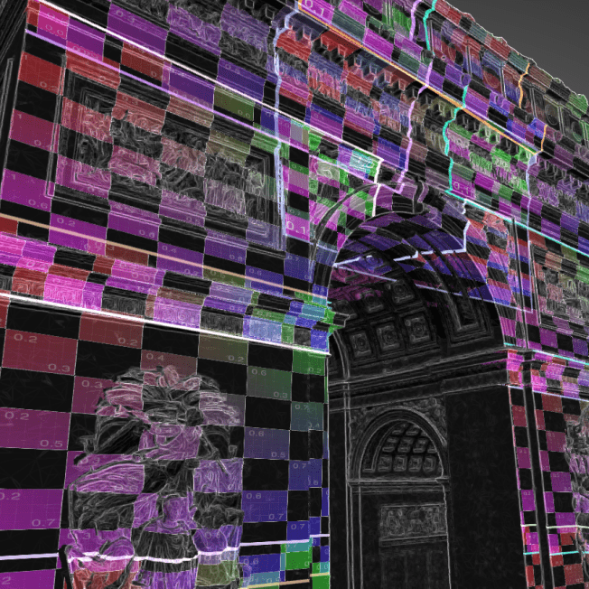 projection mapping exercise on building