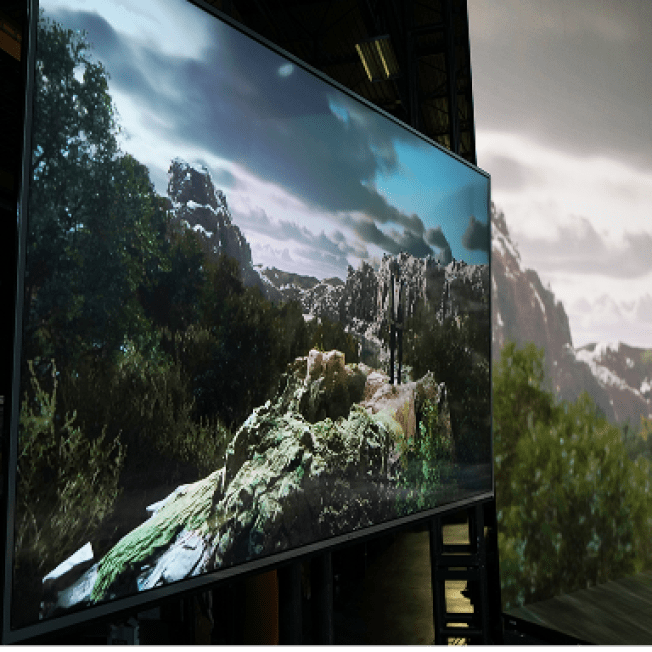 Monitor displaying extended reality