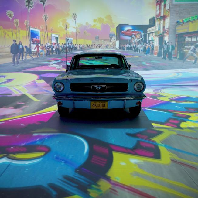 ford mustang immersive experience dandelion+burdock disguise