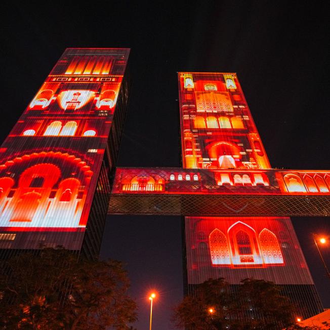 one&only za'abeel immersive projection experience