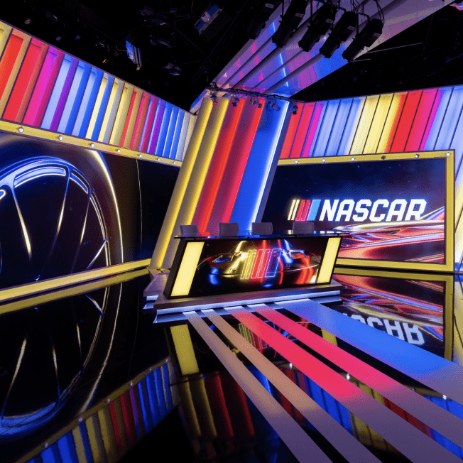 Photo showing the NASCAR Disguise project