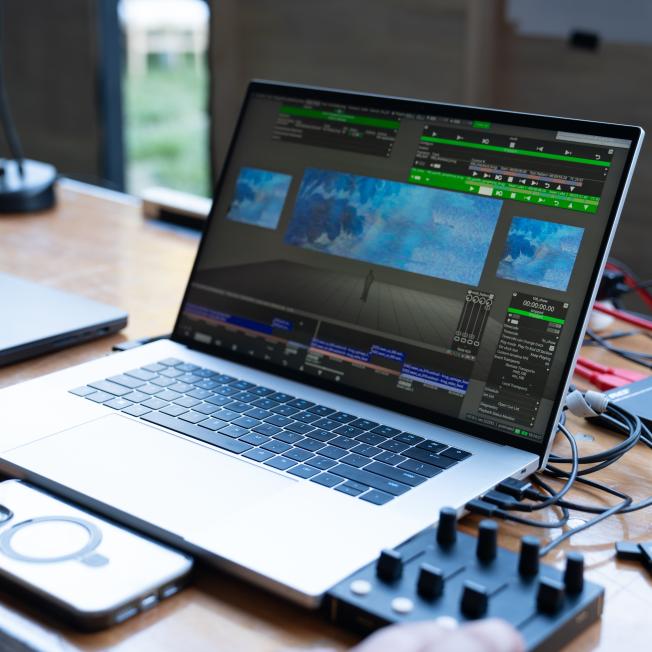 Laptop with Designer for X series project