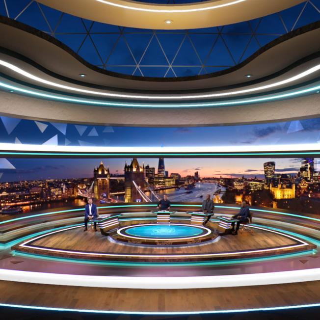 virtual studio for Euro's 2020