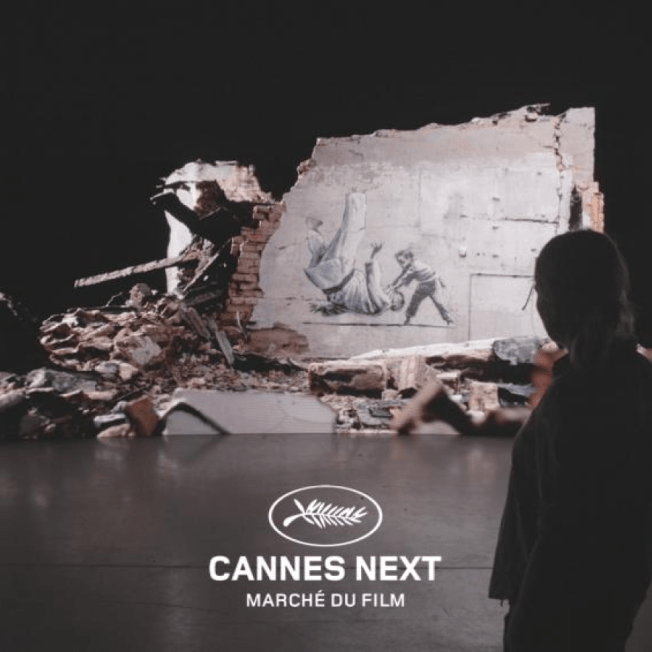 Mural display for Cannes Next Marche du Film