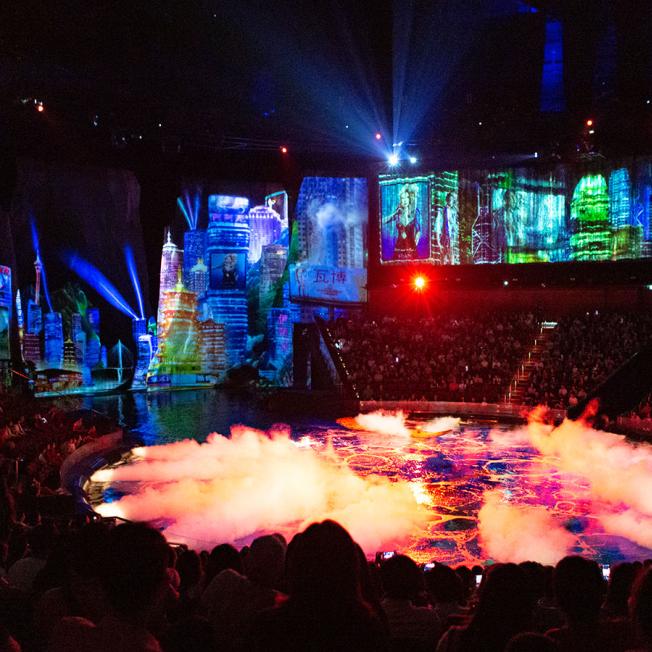 Stage designs for The House of Dancing Water