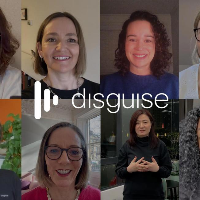 Women from the Disguise team
