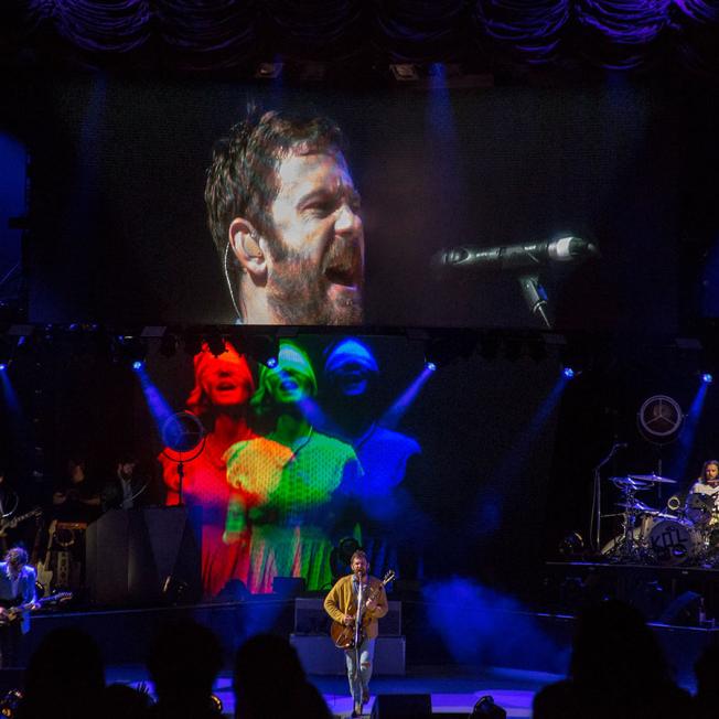 RGB video effects from Kings of Leon performance 